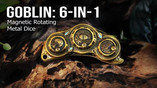 GOBLIN: 6-in-1 Magnetic Rotating Metal Dice