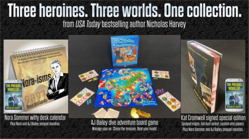 Meet Kat, Nora, & AJ from bestselling author Nicholas Harvey