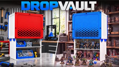 DropVault - Printable Storage and Display