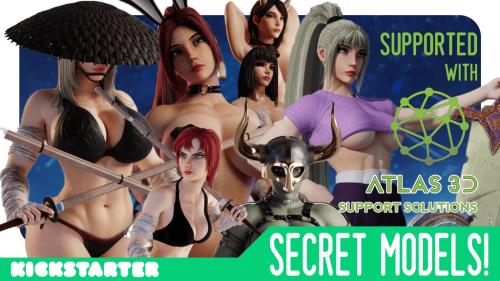 PART 2 - Lost Legends : Pin-up STL Files