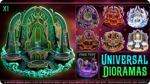40 Universal Dioramas XI – 3D Printable Terrain Collection