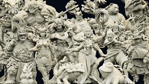 Bestiary Vol. 4 3D Printable Creatures