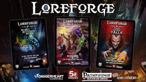 LOREFORGE: ONE SHOT, NPCS & VILLAINS
