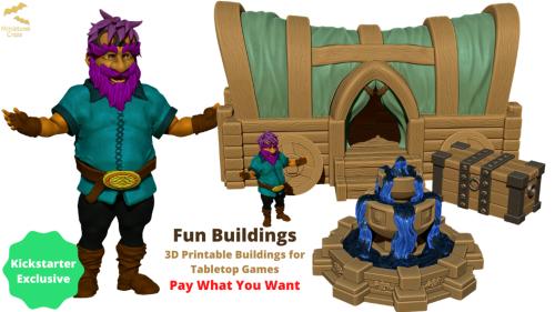 Fun Buildings - 3D Printable