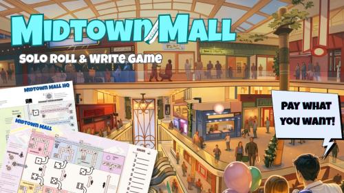 Midtown Mall - A Strategic Solo Roll & Write
