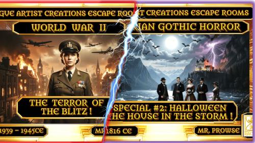 RACER Escape Rooms - October!
