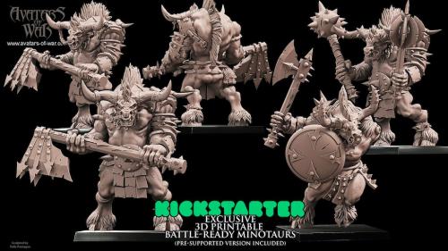 THE BEASTMEN MINOTAUR LORD BY AVATARS OF WAR