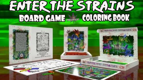 Strain Wars: Enter The Strains Game & Coloring Book Relaunch