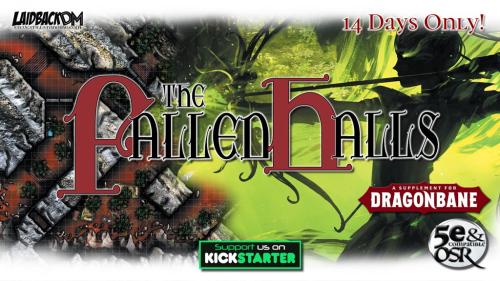 The FALLEN HALLS - PDF Oneshot for DRAGONBANE, DnD 5E & OSR