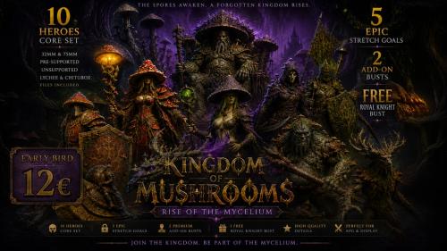 KINGDOM OF MUSHROOMS – Dark Fantasy STL Miniatures