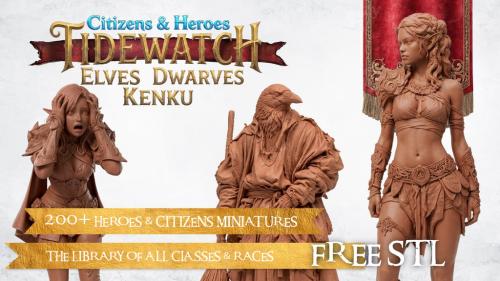 Tidewatch Citizens & Heroes 3 :: Εlves, Kenku & Dwarves