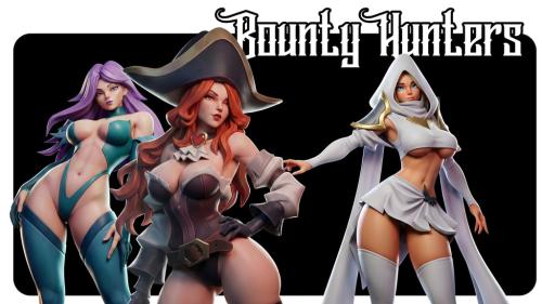 Mistress Bounty Hunters – Sexy Sci-Fi STL Minis