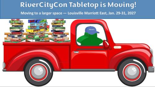 RiverCityCon Board Game Convention 2027 - We re Moving
