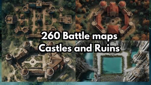 Battle Maps: Castles, Ruins and Adventure Grounds