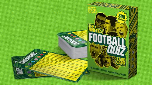 The Nineties Football Quiz Card Game