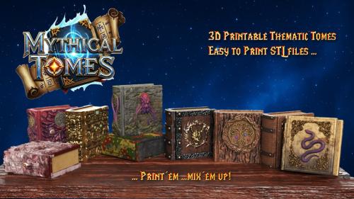 GM Mythical Tomes - 3D Printable storage system - STL files