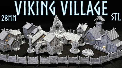 Viking Village, 28 ММ, STL