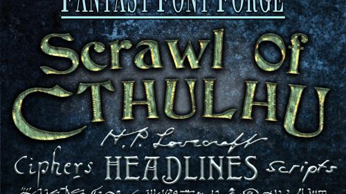 Fantasy Font Forge: Scrawl of Cthulhu
