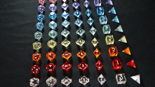 Prism Dice : Handmade from Bulletproof Glass
