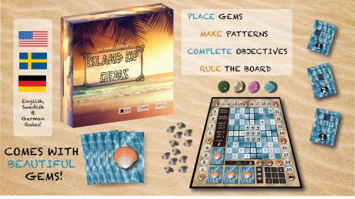Island of Gems- Colorful Gem Laying Strategy Game!