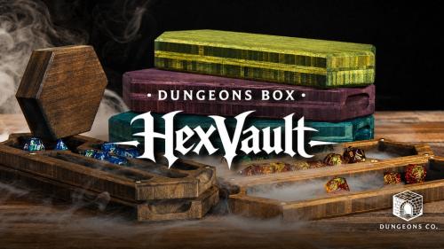 Dungeons Box HexVault: Next-Gen Dice Box & Dice Tower