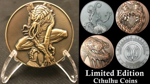 Cthulhu Coins by Sandy Petersen & Metallic Legends