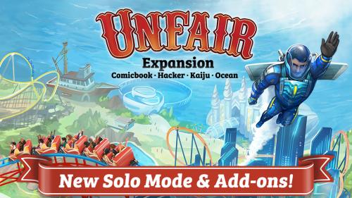 Unfair expansion - Comicbook, Hacker, Kaiju, Ocean & Solo.