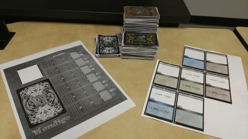 Wendigo: A Card Game with a Mystery Hunt.