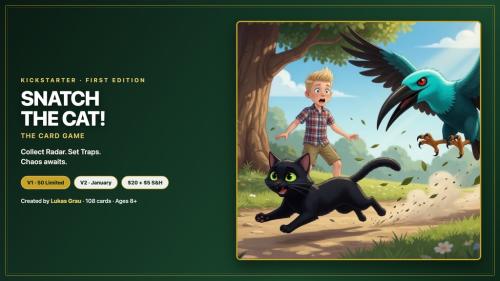 Snatch the Cat! — Card Game by Lukas Grau