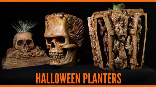 Halloween Planters