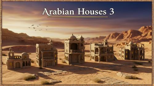 Arabian Houses - Part 3| 3D PRINTABLE STLs |