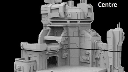 Sci Fi Command Centre 3D printale Stl file
