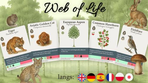 Web of Life - A solo game of food chain building