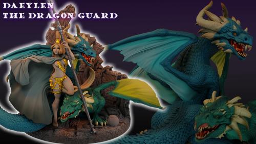 Daeylen The Dragon Guard | Mini and Figurine