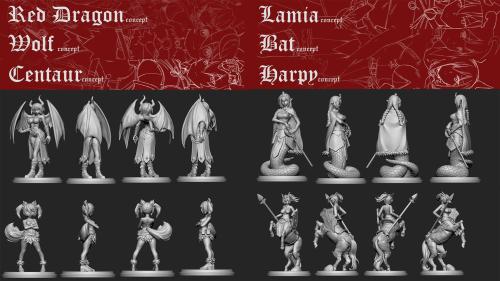Anime-themed Miniature s Set 1