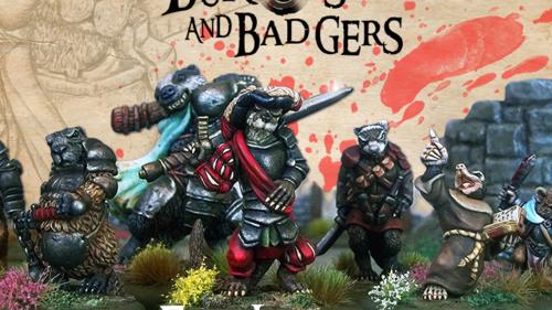 Burrows & Badgers: FreeLances anthro animal miniatures