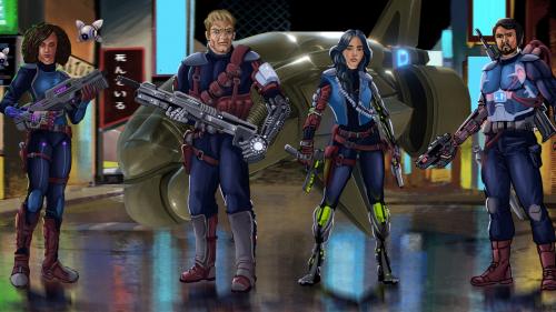 Brainjacked - A Cyberpunk campaign setting for FATE core