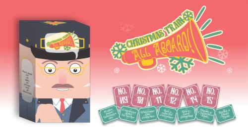 All aboard - Christmas Train - Party Game