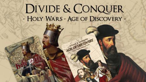 Divide & Conquer: Holy Wars & Age of Discovery Card Games
