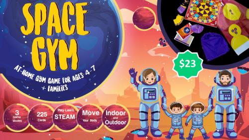 SPACE GYM | At-home gym game for 4-7 ages