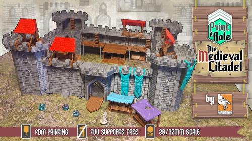 PRINT & ROLE, Modular Buildings - The Medieval Citadel