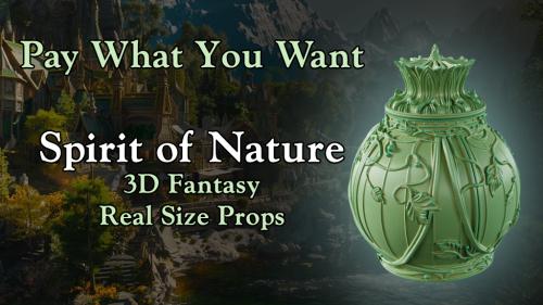 Spirit of Nature | Fantasy 3D Printable Props