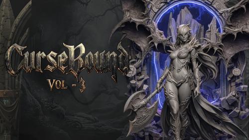 CURSEBOUND Vol. 3: The Summoning 3D Printable Miniatures.