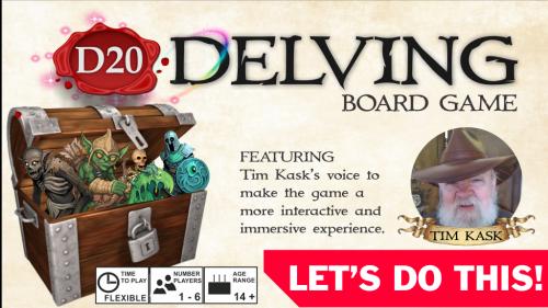 Board Game D20 Delving