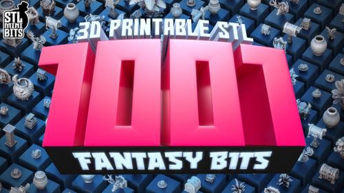 1001 Fantasy Bits - 3D Printable STL