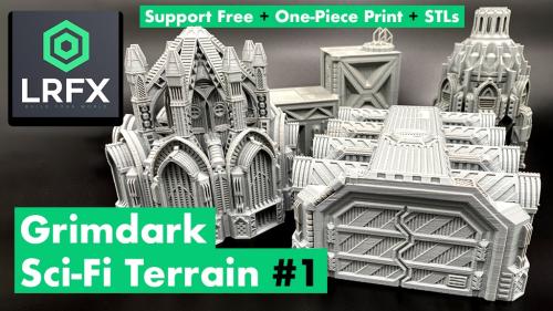 LRFX - Pay what you want: Grimdark Sci-Fi Terrain #1
