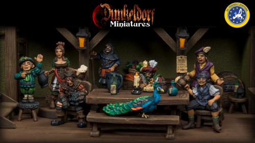 Dunkeldorf: The Prancing Peacock - RPG Tavern Miniatures