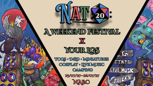 Nat20:27 Fest - A Fantasy & Tabletop Gaming Festival!