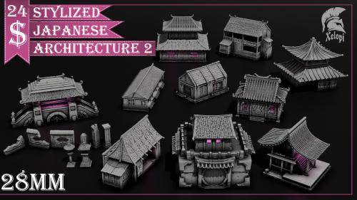 Stylized Japanese Architecture 2