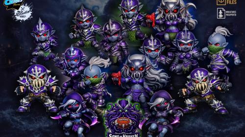 SONS OF KRAKEN CHIBIS -FANTASY FOOTBALL TEAM CHIBIS STYLE